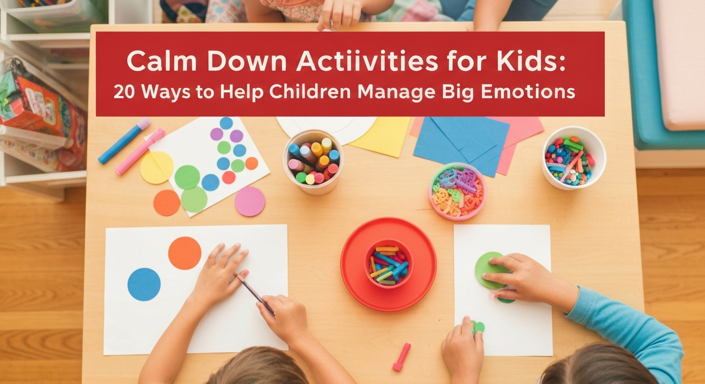 Calm Down Activities for Kids: 20 Ways to Help Children Manage Big Emotions