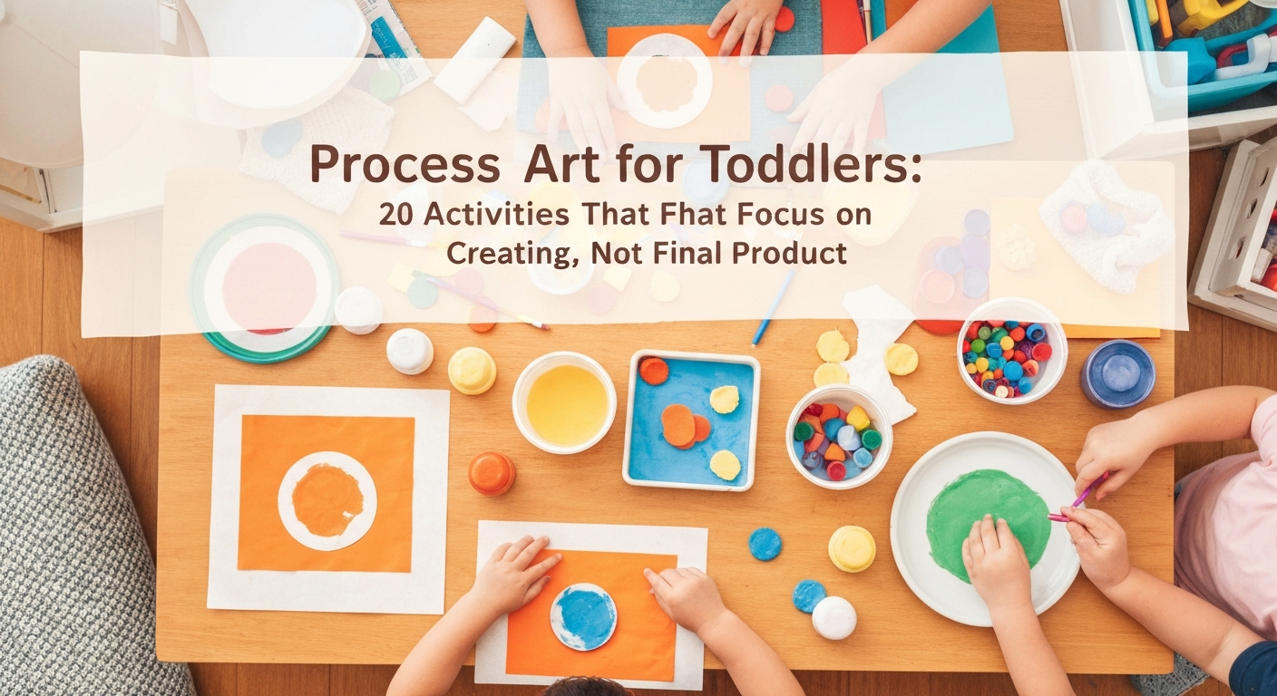Process Art for Toddlers: 20 Activities That Focus on Creating, Not the Final Product