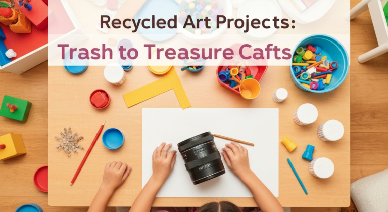 Recycled Art Projects: Trash to Treasure Crafts