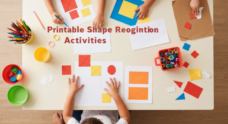 Printable Shape Recognition Activities