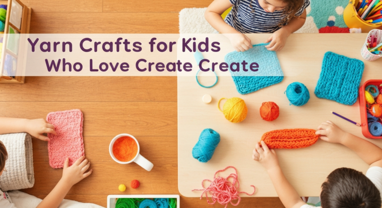 Yarn Crafts for Kids Who Love to Create