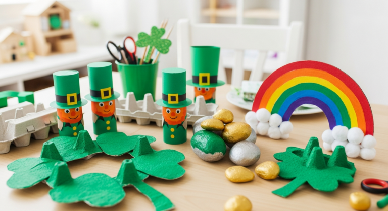 St. Patrick's Day Crafts from Your Recycling Bin: Zero Cost, All Fun