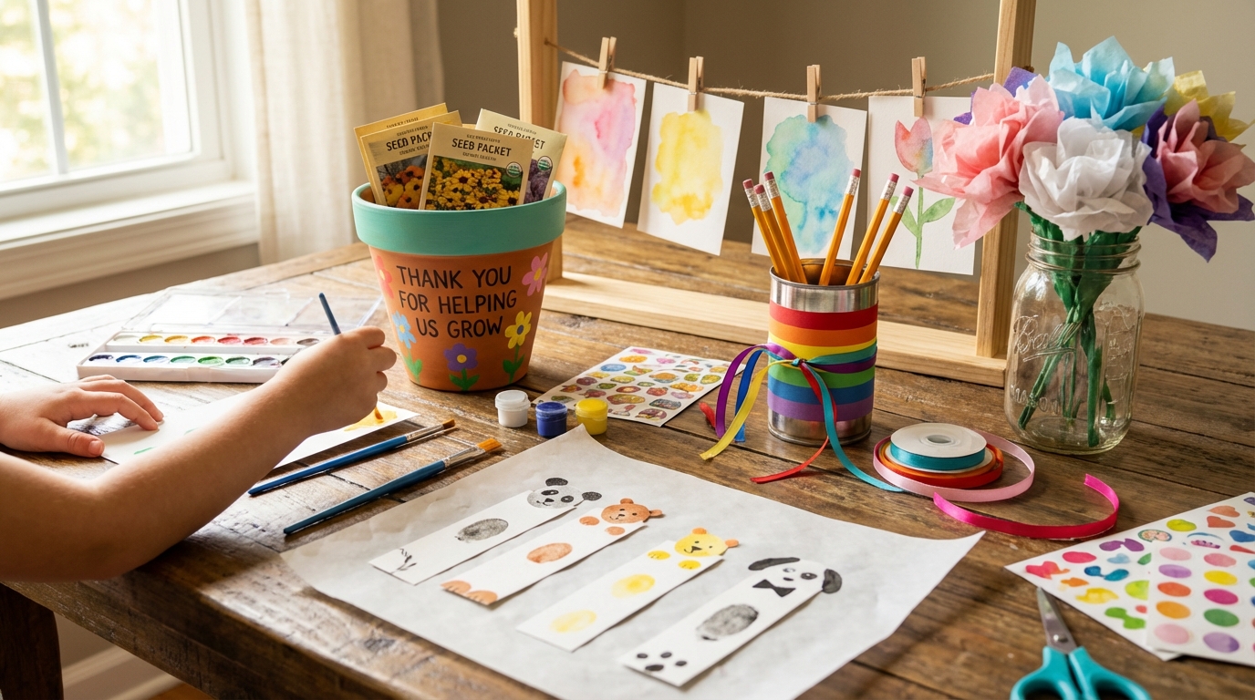 10 Heartfelt DIY Teacher Gifts Kids Can Actually Make Themselves