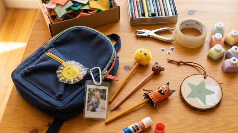 Back-to-School Crafts for Kids: DIY Backpack Tags, Pencil Toppers, and Locker Decor
