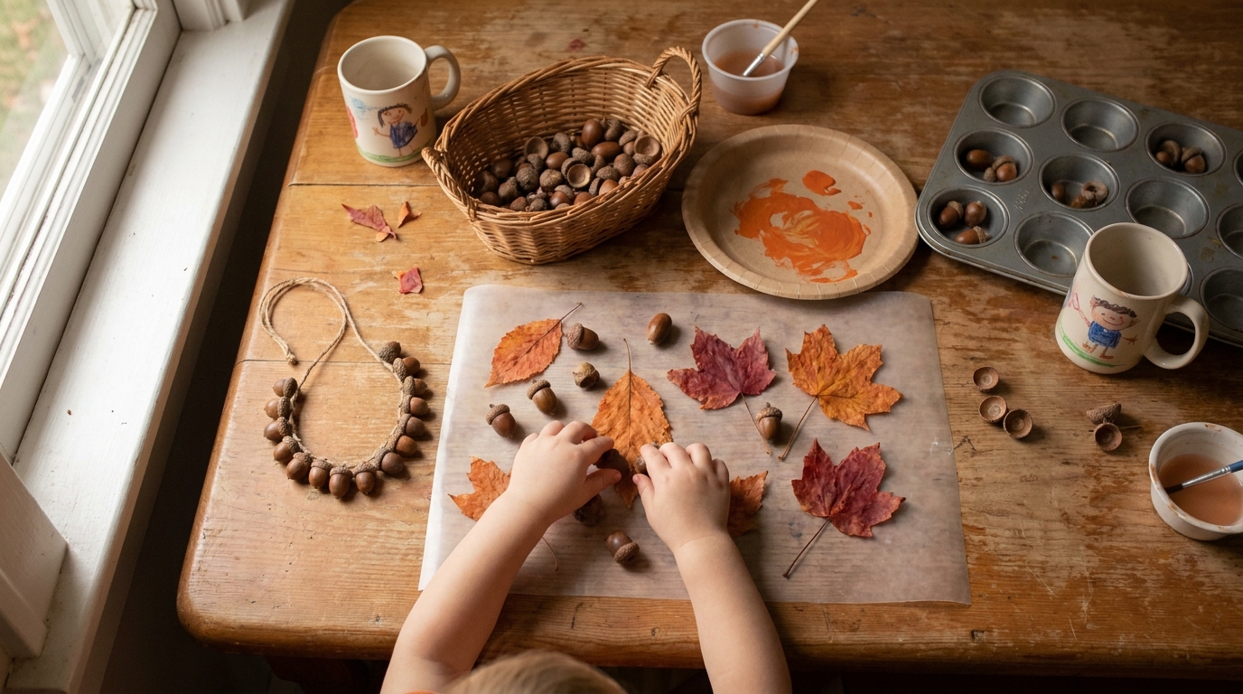 Acorn Crafts for Toddlers: 5 No-Mess Fall Projects to Try