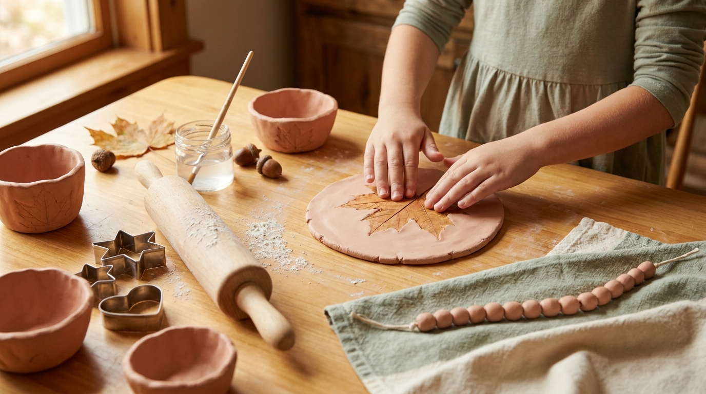 Easy Clay Crafts for Kids to Make at Home (No Kiln Needed)