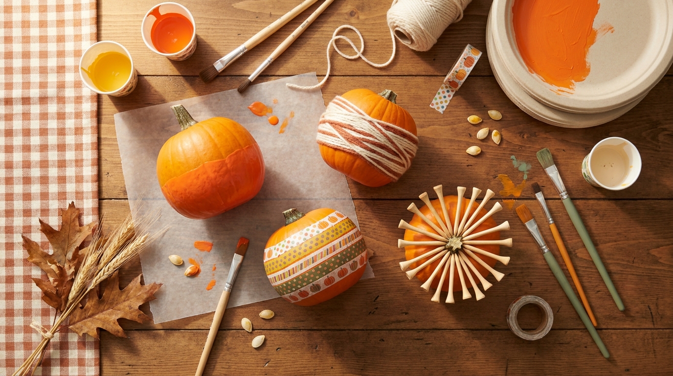 Pumpkin Crafts for Kids: 18 Fall Projects Using Real and Paper Pumpkins