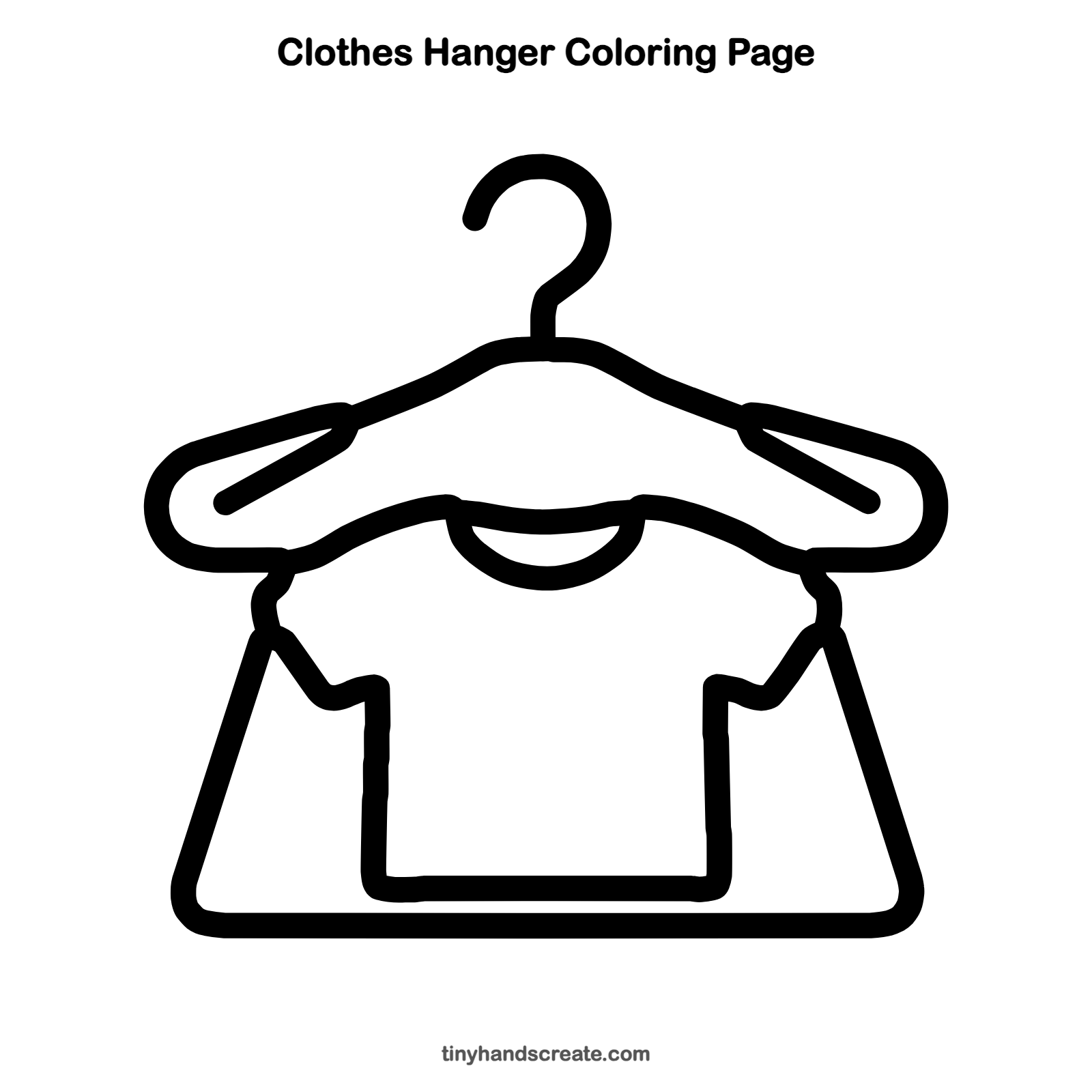 How to Draw a Clothes Hanger: Easy Step by Step for Kids