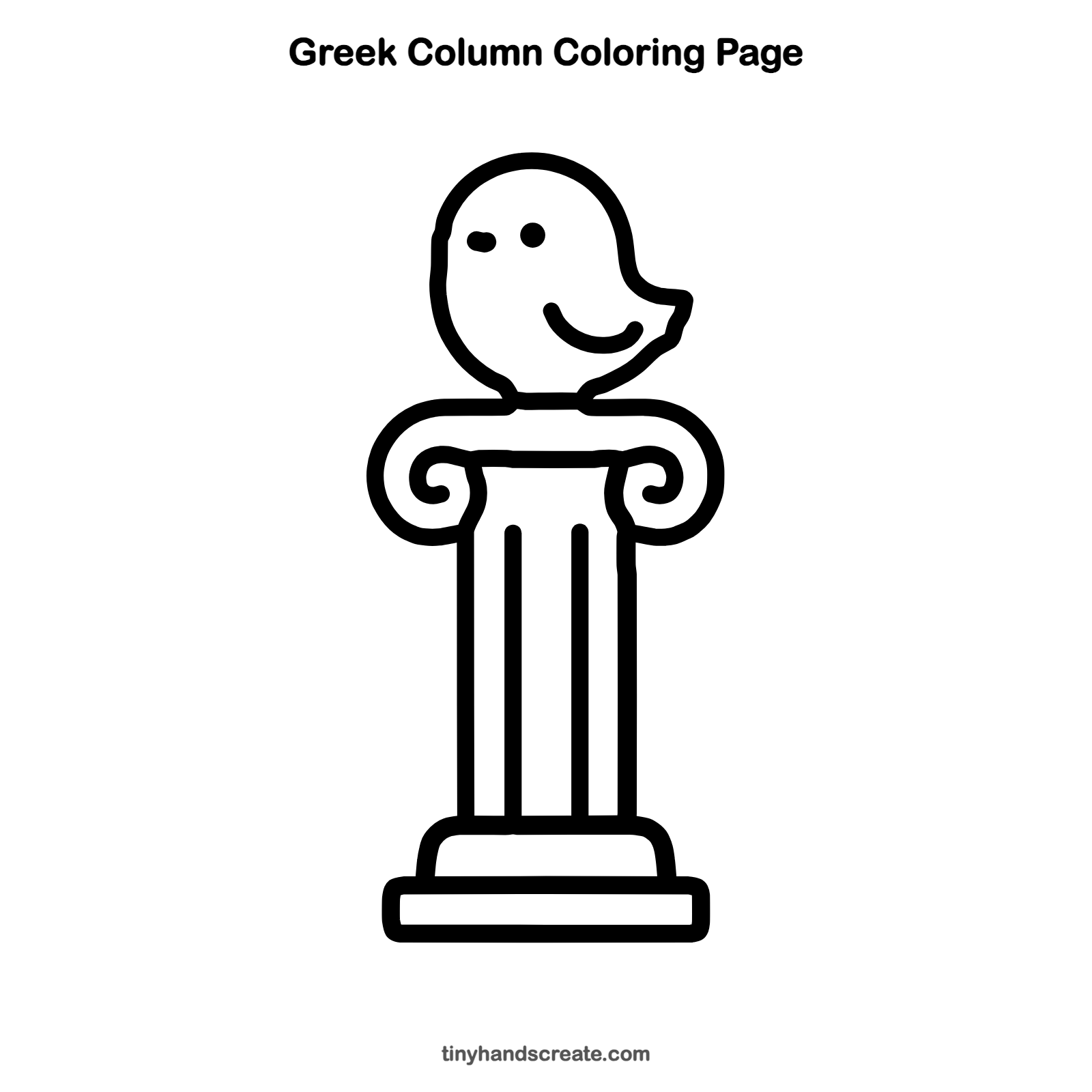 How to Draw a Greek Column: Easy Step by Step for Kids