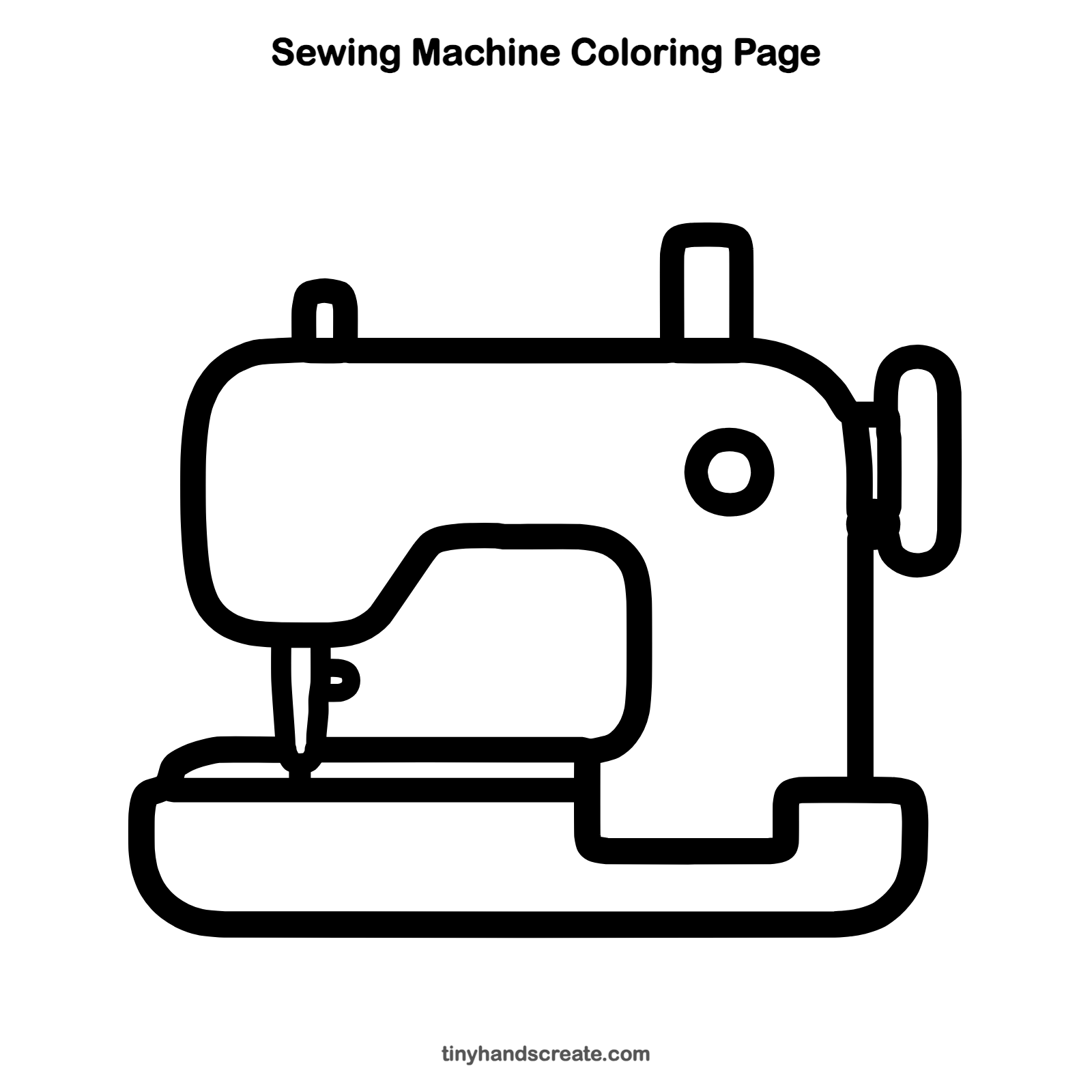 How to Draw a Sewing Machine: Easy Step by Step for Kids