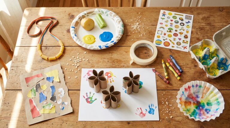 30 Crafts for 2-Year-Olds to Do at Home (No Special Supplies)