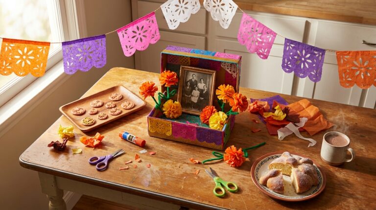 Dia de los Muertos Crafts for Preschoolers: A Gentle Intro