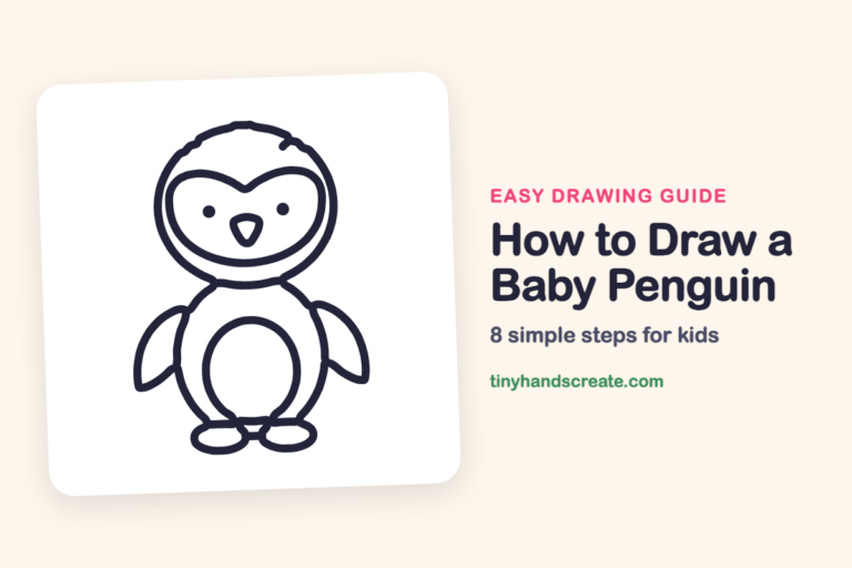 How to Draw a Baby Penguin step by step
