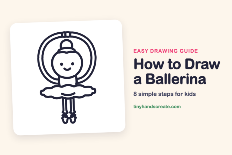 How to Draw a Ballerina step by step