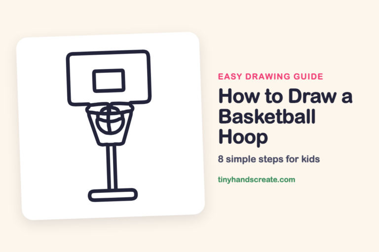 How to Draw a Basketball Hoop: easy drawing guide for kids
