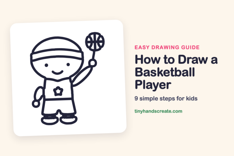 How to Draw a Basketball Player step by step