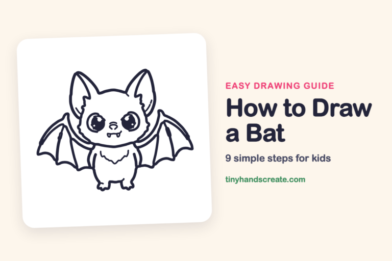 How to Draw a Bat step by step