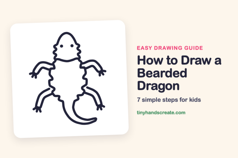 How to Draw a Bearded Dragon