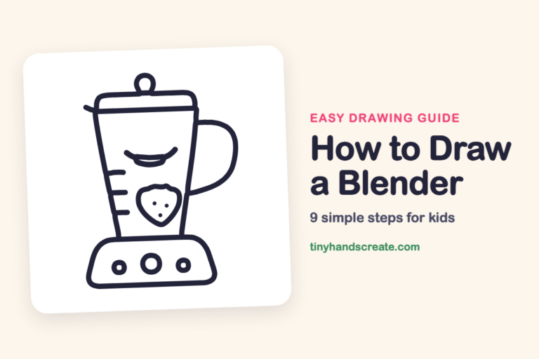 How to Draw a Blender step by step