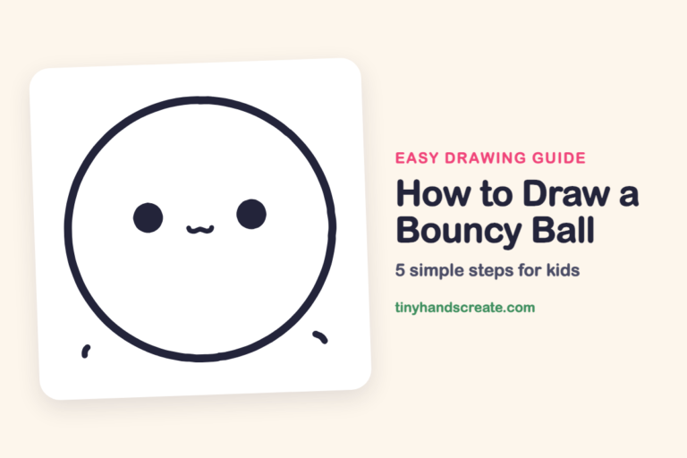 How to Draw a Bouncy Ball: easy drawing guide for kids