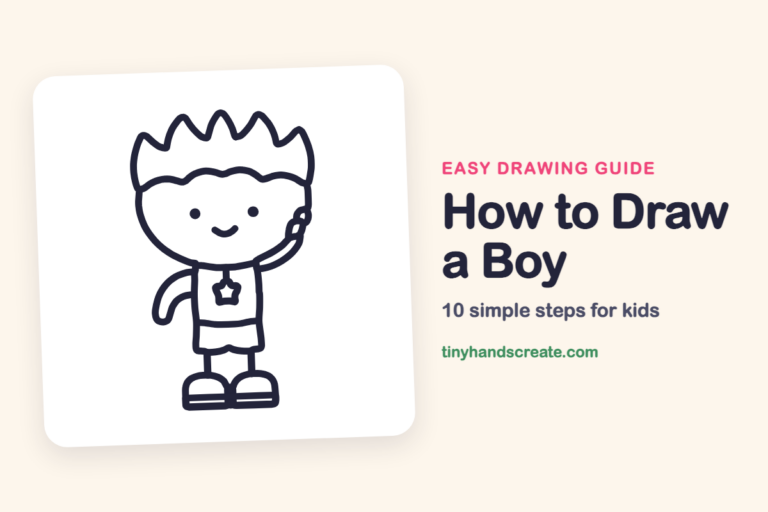 How to Draw a Boy: easy drawing guide for kids