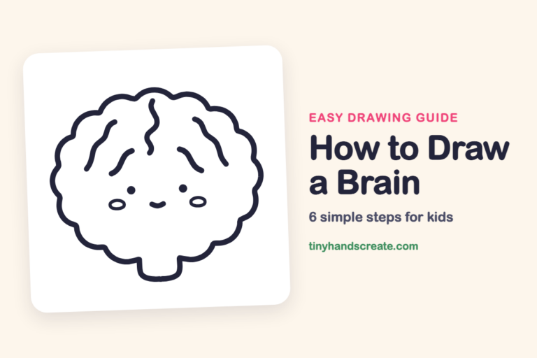 How to Draw a Brain step by step