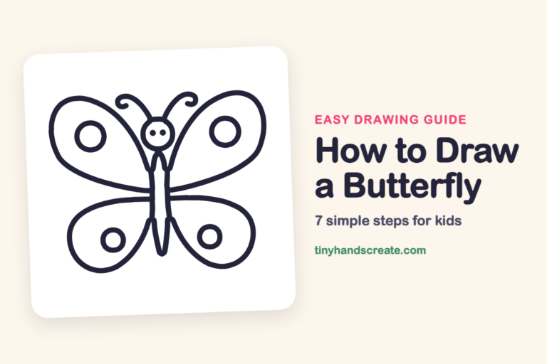 How to Draw a Butterfly step by step