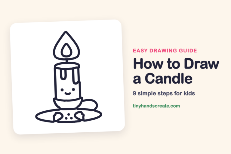 How to Draw a Candle step by step