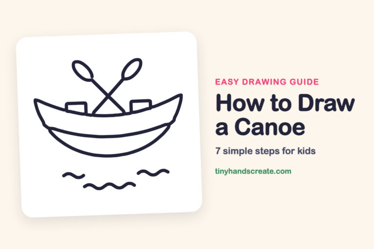 How to Draw a Canoe step by step