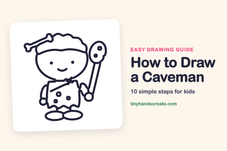 How to Draw a Caveman step by step
