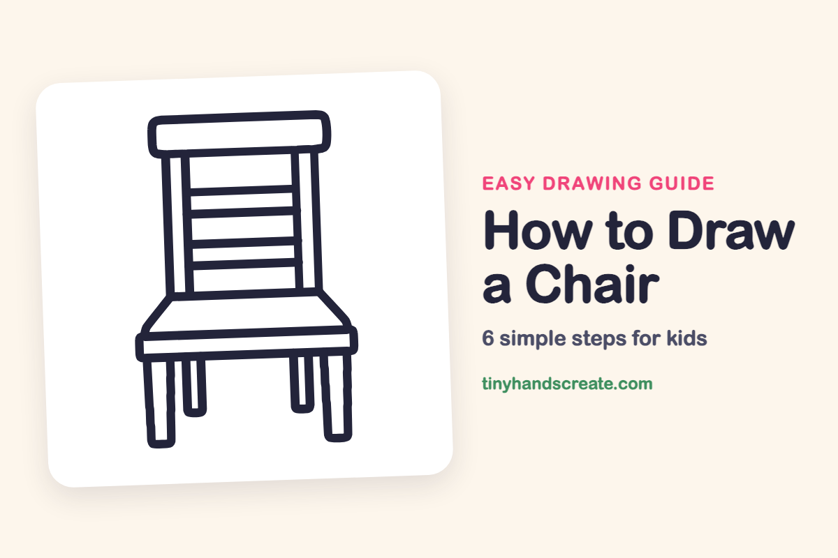 How to Draw a Chair: easy drawing guide for kids