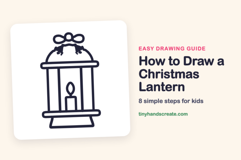How to Draw a Christmas Lantern step by step