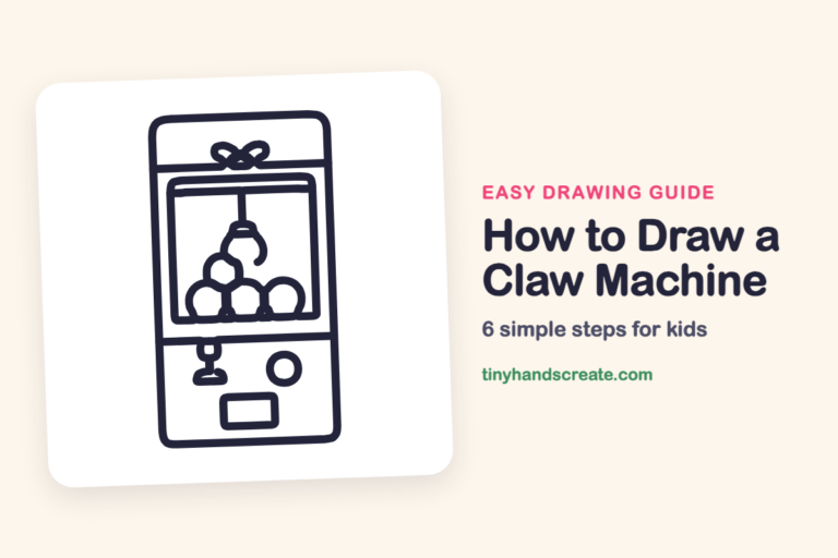 How to Draw a Claw Machine: easy drawing guide for kids