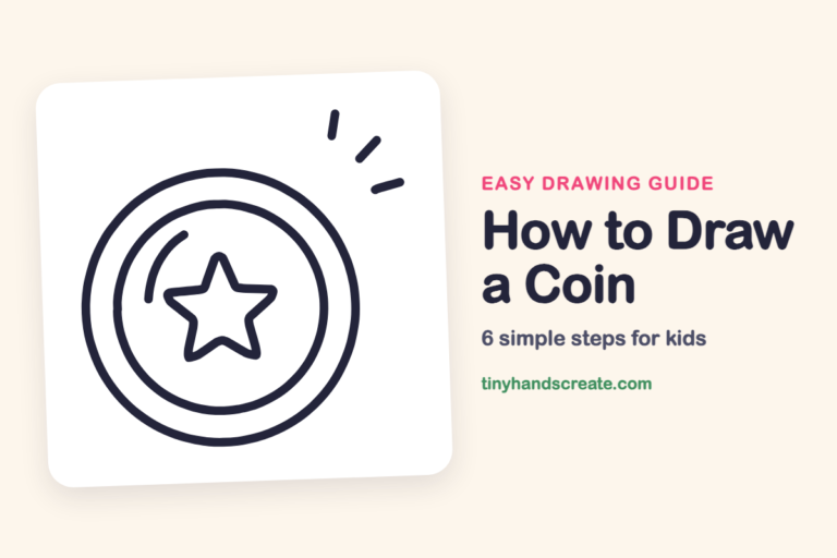 How to Draw a Coin: easy drawing guide for kids