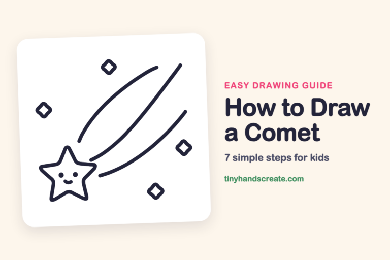 How to Draw a Comet step by step
