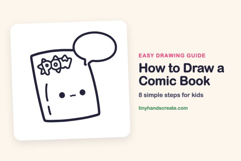 How to Draw a Comic Book: easy drawing guide for kids