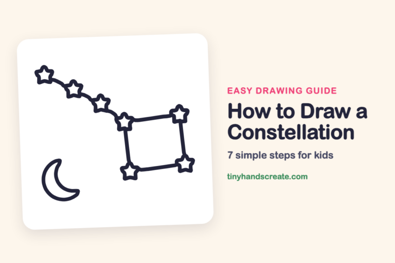 How to Draw a Constellation: easy drawing guide for kids