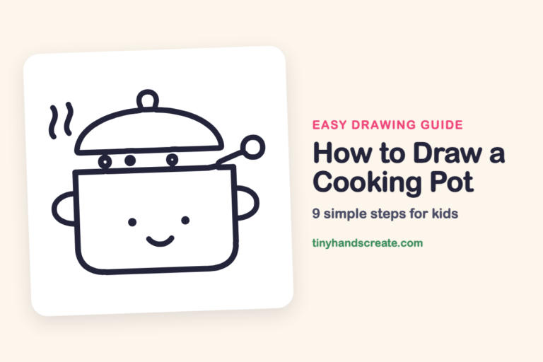 How to Draw a Cooking Pot step by step