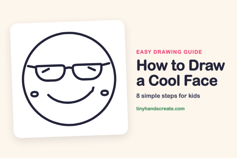 How to Draw a Cool Face: easy drawing guide for kids