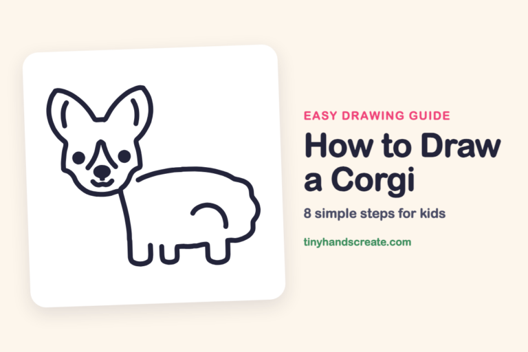 How to Draw a Corgi: easy drawing guide for kids