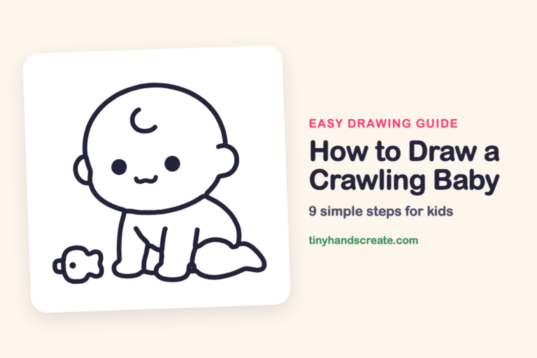 How to Draw a Crawling Baby: easy drawing guide for kids