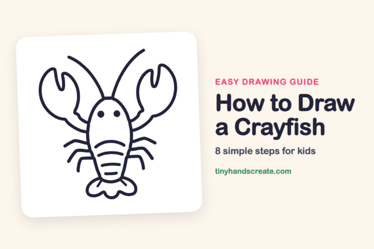How to Draw a Crayfish: easy drawing guide for kids