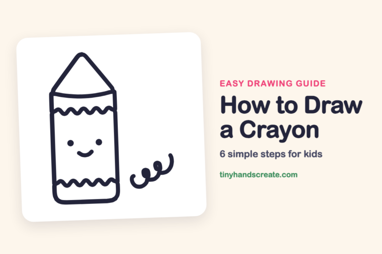 How to Draw a Crayon step by step