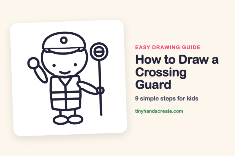 How to Draw a Crossing Guard step by step