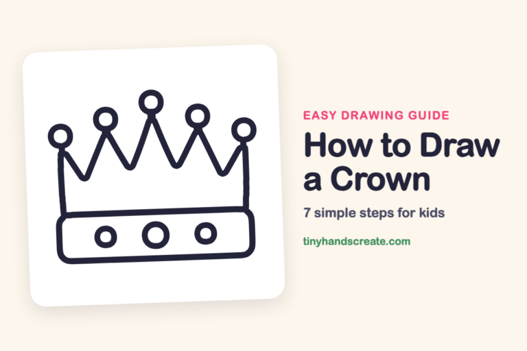 How to Draw a Crown step by step