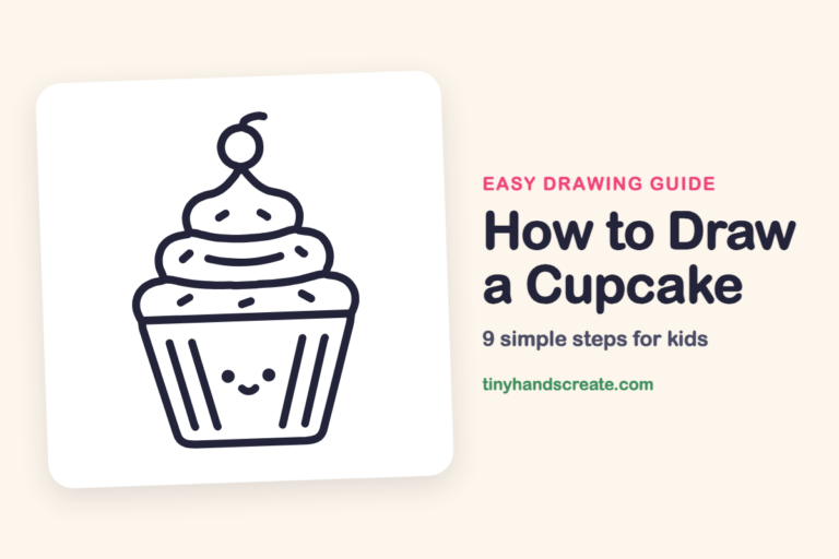 How to Draw a Cupcake step by step