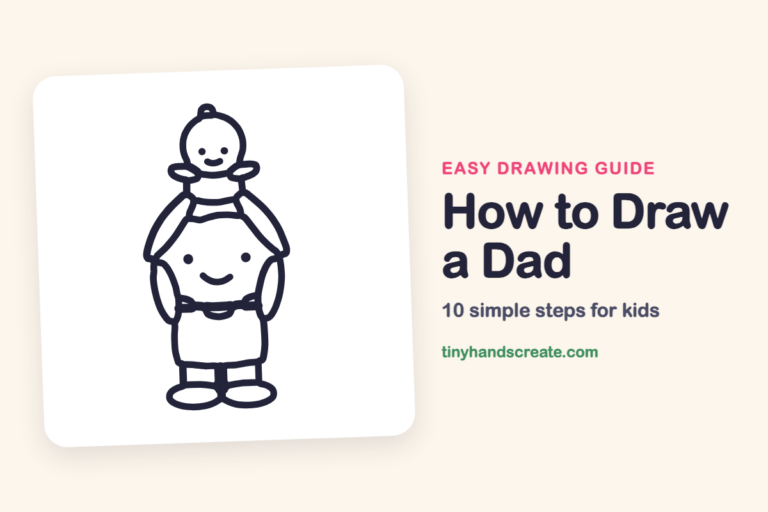 How to Draw a Dad: easy drawing guide for kids