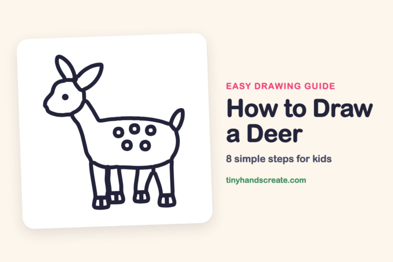 How to Draw a Deer: easy drawing guide for kids