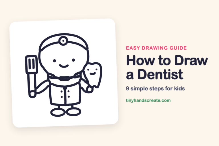 How to Draw a Dentist step by step