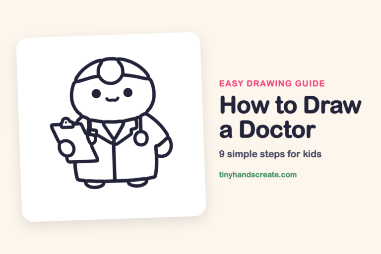 How to Draw a Doctor: easy drawing guide for kids